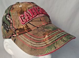 Cabela's Youth Pink & Camouflage Adjustable Snapback Hat/Cap-EXCELLENT!